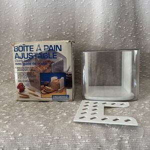 Bread Keeper‎ with Slicing Guide Progressive International 11" X 6 1/4"